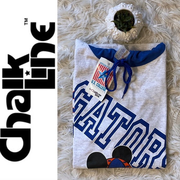NWT deadstock official 1994 ChalkLine Disney Florida Gators hoodie t-shirt s/s M - Picture 15 of 15
